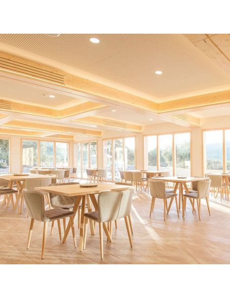 Plusieurs downlights LED Lex dans un café Arkoslight | LeonLeds.com