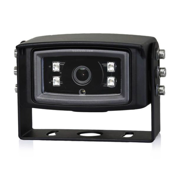 Cámara de visión trasera con infrarrojos HD alta resolución 4 Pin | LeonLeds