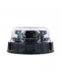 Rotativo LED ambar Plano con tulipa transparente 3 Tornillos Vignal | LeonLeds