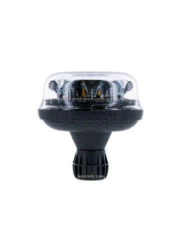 Rotativo LED com tulipa transparente...
