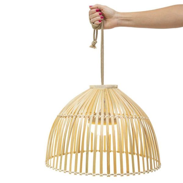 Lámpara colgante natural exterior Reona Hang New Garden | LeonLeds