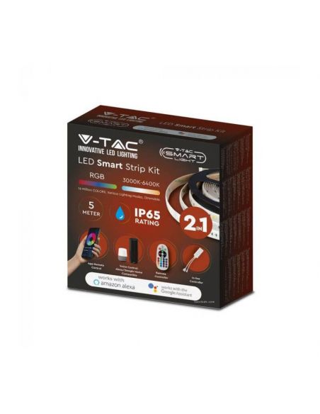 Tira LED RGBW CCT Wifi 5 Metros Alexa o Google Home IP65 2628 | LeonLeds