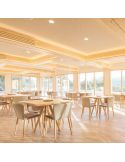 Plusieurs downlights LED Lex dans un café Arkoslight | LeonLeds.com