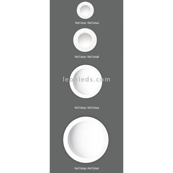 Rund-LED-Downlight, große Größe 22...