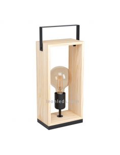 Lámpara de mesa vintage Famborough de 1 luz