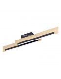 Plafón LED de techo Camacho minimalista de madera