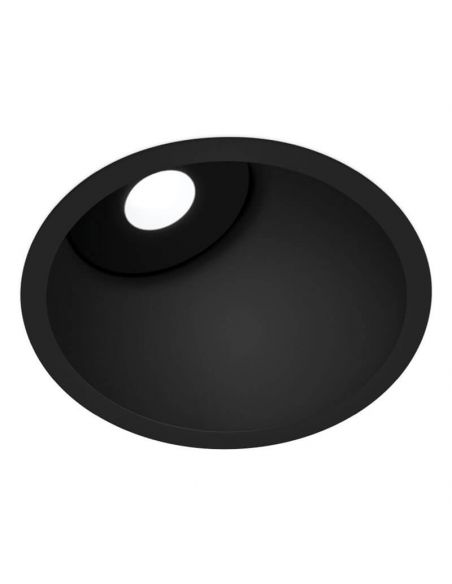 Downlight LED Lex Mini Asymmetric negro de Arkoslight | LeónLeds.com