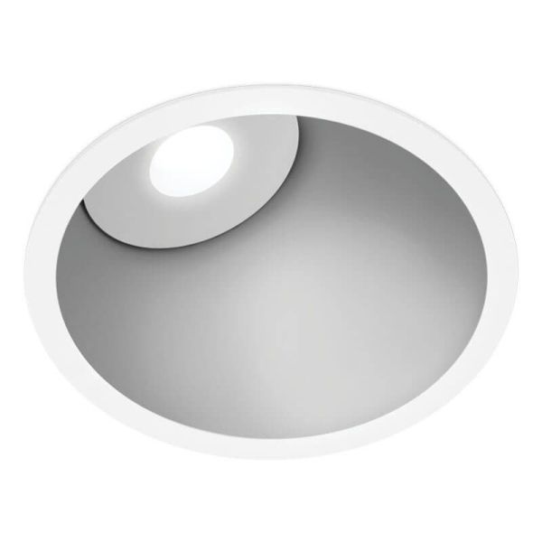 Downlight LED Lex Mini Asymétrique Argenté par Arkoslight | LeonLeds.com