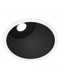 Black and White Lex Mini assimétrica LED Downlight por Arkoslight | LeonLeds.com