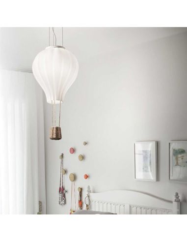 Lámpara de techo globo aerostático Dream Big SP1 Ideal Lux | LeonLeds