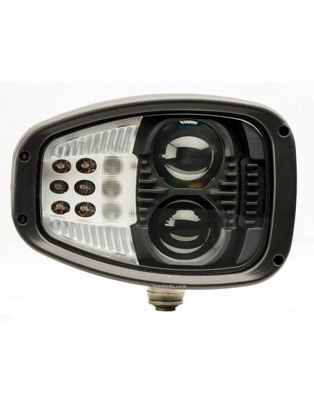 Faro LED delantero homologado original CHL 1 LED Manitou CNH BobCat Hyundai Massey Ferguson Weidemann Giant Vignal | LeonLeds