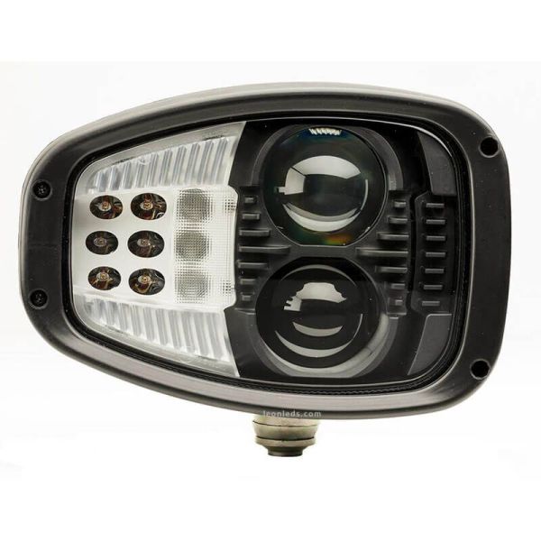 Faro LED delantero homologado original CHL 1 LED Manitou CNH BobCat Hyundai Massey Ferguson Weidemann Giant Vignal | LeonLeds