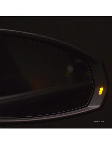 Retrovisor Intermitente dinamico LED para retrovisor ahumado LEDriving LEDDMI 5K0 BK S Homologado Set de 2 Osram | LeonLeds