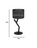 Candeeiro de mesa Balnario preto moderno 1xE27 Eglo Lighting