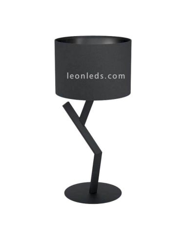 Lámpara de mesa moderna Balnario negra 1xE27