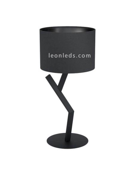 Lámpara de mesa moderna Balnario negra 1xE27