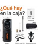 Compresor de neumaticos recargable y portatil pequeño Tyreinflate 2000 Otir2000 Osram | LeonLeds