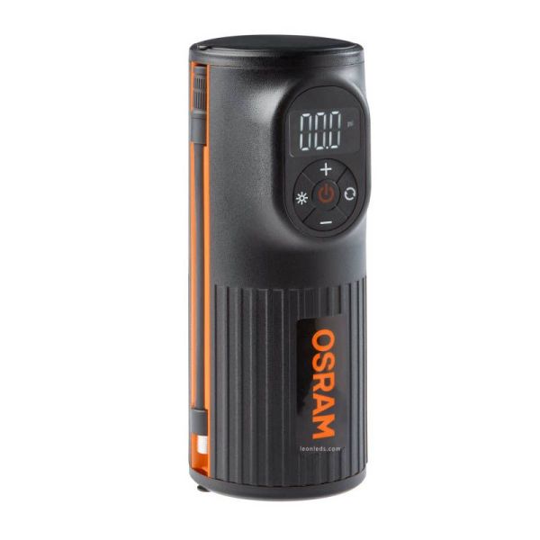 Compresor de neumaticos recargable y portatil pequeño Tyreinflate 2000 Otir2000 Osram | LeonLeds
