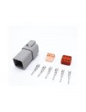 Conector 6 Pin Deutsch Macho con Faston Agropar | LeonLeds