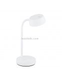 Lámpara de mesa LED moderna Cabales blanco