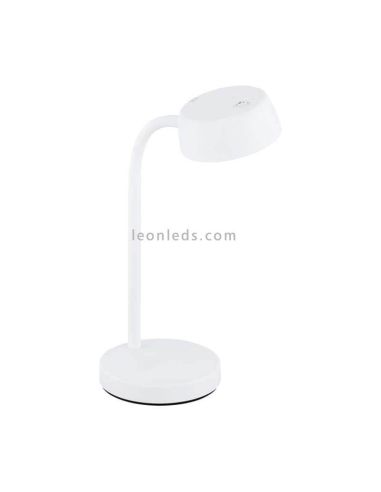 Lámpara de mesa LED moderna Cabales blanco
