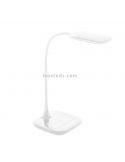 Lámpara de mesa LED Masserie blanca regulable con cargador por inducción