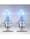 Lâmpadas H4 luz mais branca 5000K e 100% mais luz Cool Blue Intense Next Generation 2 Unidades Osram | leonleds
