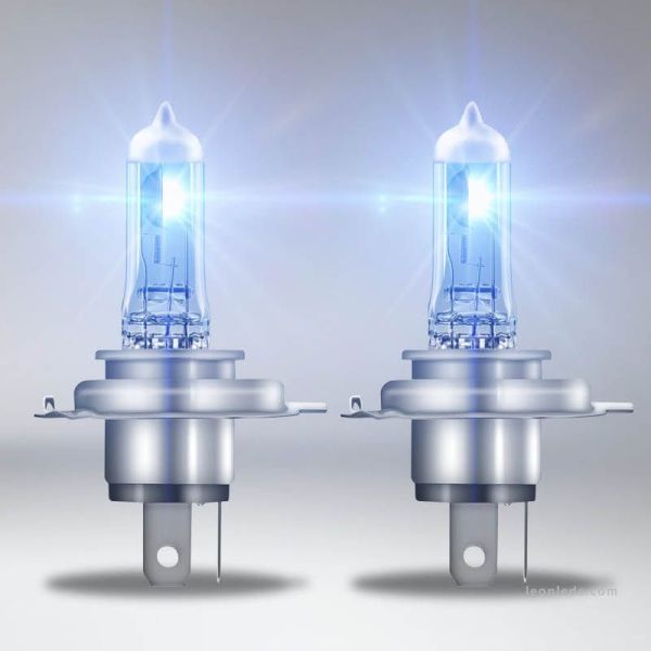 Lâmpadas H4 luz mais branca 5000K e 100% mais luz Cool Blue Intense Next Generation 2 Unidades Osram | leonleds