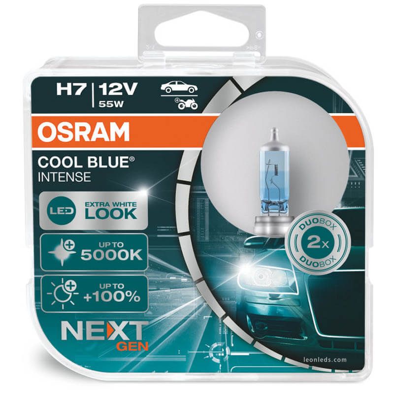 Ampoules H7 Cool Blue Intense Nouvelle Génération Osram 64210CBN-HCB