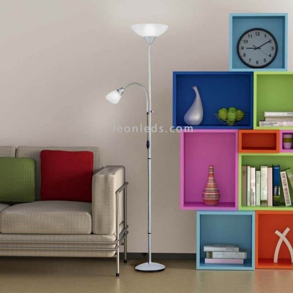 Lámpara de Pie Erzwo moderna de Trio Lighting | Leónleds Iluminación