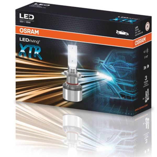 Bombillas LED H7 12V LedDriving XTR Pack 2 Bombillas H7 Osram 64210DWXTR | LeonLeds