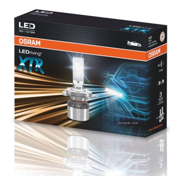 Bombillas LED H4 12V LedDriving XTR Pack 2 Bombillas H4 64193DWXTR Osram | LeonLeds