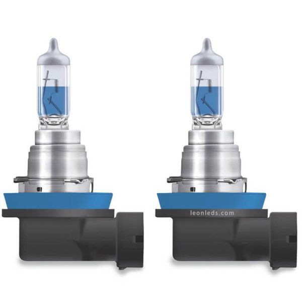 Bombillas H8 luz mas blanca 5000K y 100% mas de luz Cool Blue Intense Next Generation 64212CBN | LeonLeds