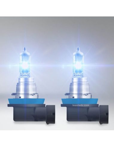 Bombillas H8 luz mas blanca 5000K y 100% mas de luz Cool Blue Intense Next Generation 64212CBN | LeonLeds