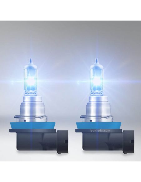Bombillas H8 luz mas blanca 5000K y 100% mas de luz Cool Blue Intense Next Generation 64212CBN | LeonLeds
