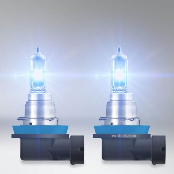 Bombillas H8 luz mas blanca 5000K y 100% mas de luz Cool Blue Intense Next Generation 64212CBN | LeonLeds