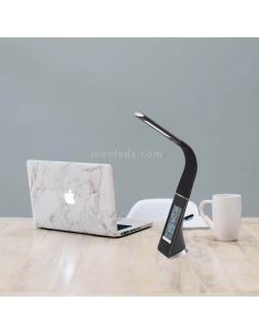 Lampe de studio LED Cognoli noire dimmable avec écran 2