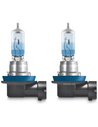 Lâmpadas H11 luz mais branca 5000K e 100% mais luz Cool Blue Intense Next Generation Pack 2 Unds. 64211CBN Osram | leonleds