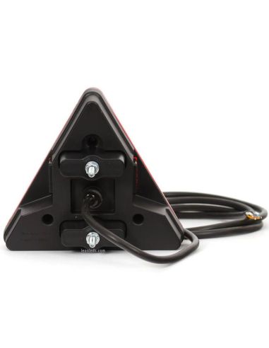 Dos de Dos LED Triangle 6 Fonctions Rectangulaire Abat-jour Blanc 12-24V 320 326 Was | leonleds