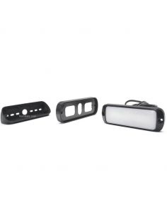 Barra LED retangular opaca 1.800Lm com acessórios de montagem Inclinado 45º ou Superfície IP69K 1501 N | leonleds 2