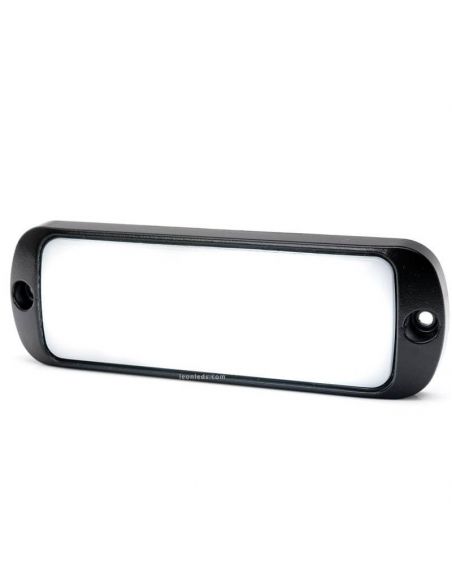 Barra LED rectangular opaca 1.800Lm con accesorios de montaje Inclinado 45º o Superficie IP69K 1501 N | LeonLeds