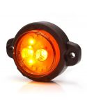 Mini Piloto LED trasero redondo y homologado con 3 funciones 12V 24V Was 1531 R S1 2A | LeonLeds