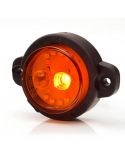 Mini Piloto LED trasero redondo y homologado con 3 funciones 12V 24V Was 1531 R S1 2A | LeonLeds