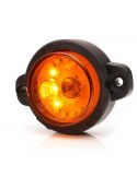 Mini Piloto LED trasero redondo y homologado con 3 funciones 12V 24V Was 1531 R S1 2A | LeonLeds