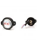 Support 2 vis feu LED avec feu antibrouillard et marche arrière rond et homologué avec 2 fonctions Was | leonleds