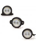 Feu arrière à LED avec feu antibrouillard et marche arrière rond et homologué avec 2 fonctions 12V 24V AR F | leonleds