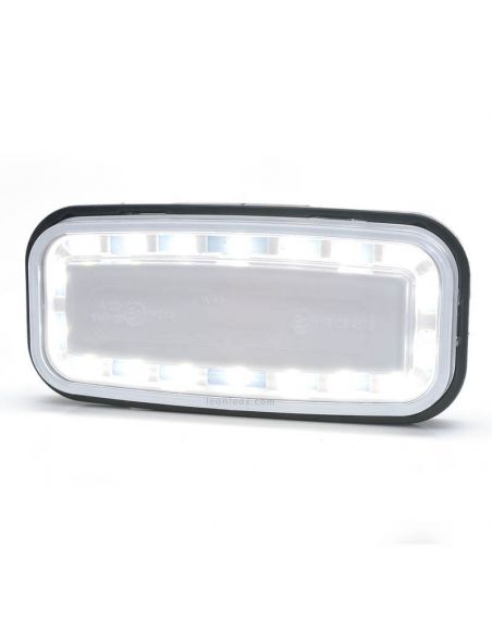 Piloto LED rectangular Marcha Atrás 1481 AR 12V 24V | LeonLeds
