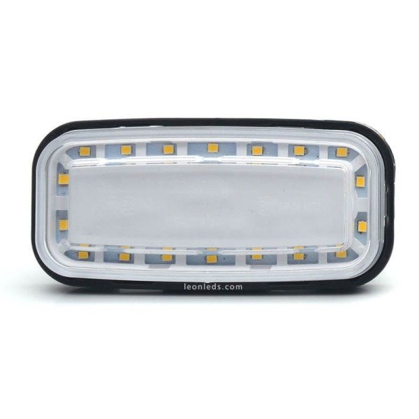 Piloto LED rectangular Marcha Atrás 1481 AR 12V 24V | LeonLeds