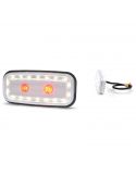 Trasera Piloto LED rectangular con luz de marcha atrás y Antiniebla 1481 AR  F 2V 24V Was | LeonLeds