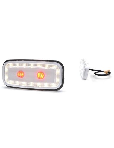 Feu arrière rectangulaire à LED avec feu de recul et antibrouillard 1481 AR F 2V 24V Was | leonleds